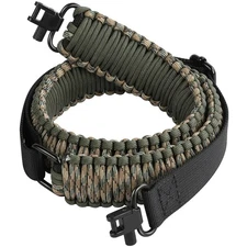 2 Point Rifle Sling, 550 Paracord Gun Sling for Rifle with Tri-Lock Swivels a...