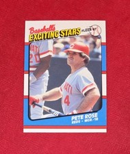 1987 Fleer #38 Exciting Stars Pete Rose Cincinnati Reds MLB Card NM-MT+