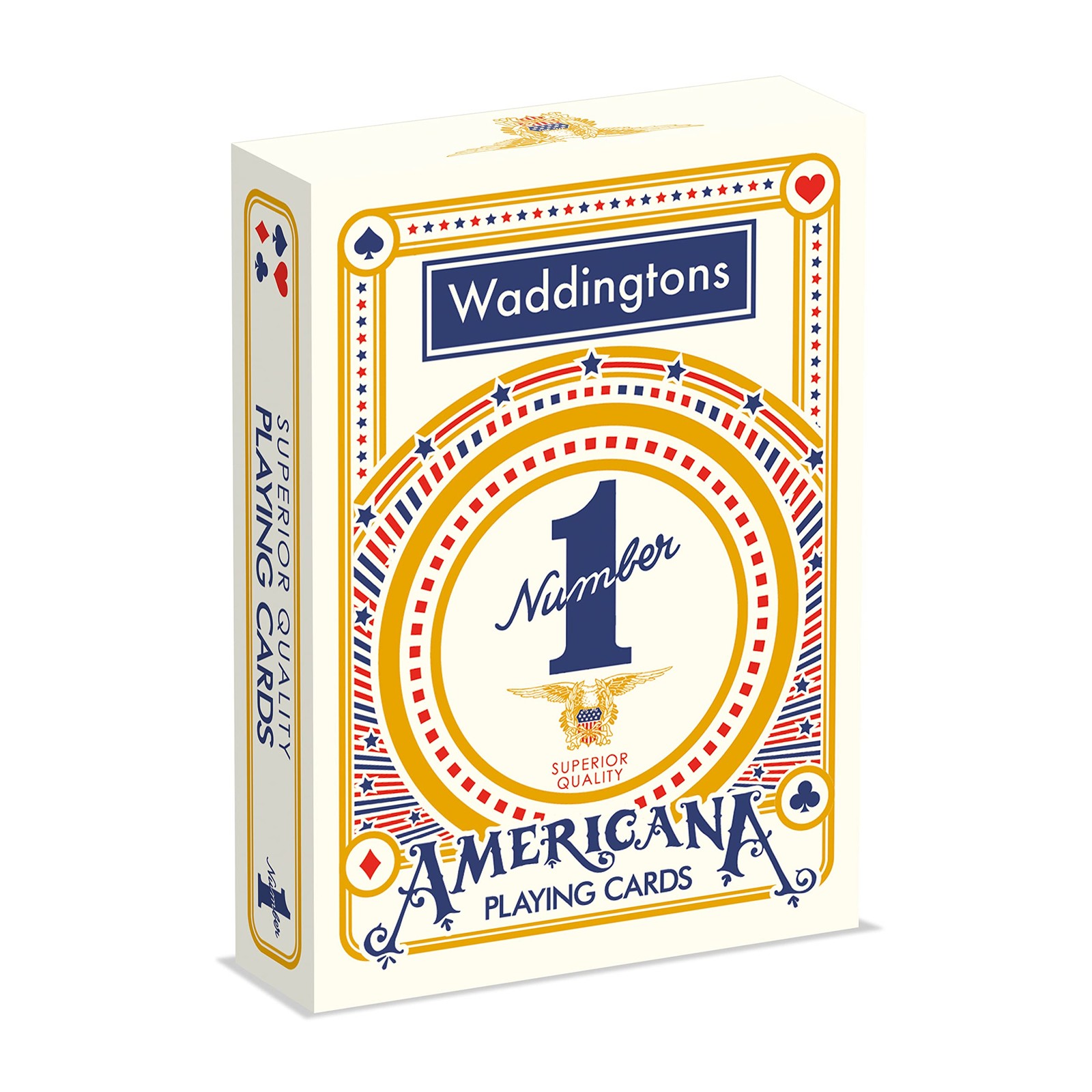 Waddingtons Number 1 Americana Spielkartenspiel, klassisches Kartenspiel im Zusa