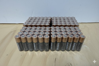 #ad 100 Duracell AA Batteries NEW OPEN BOX SPECIAL. Exp 2030 2031 $42.99