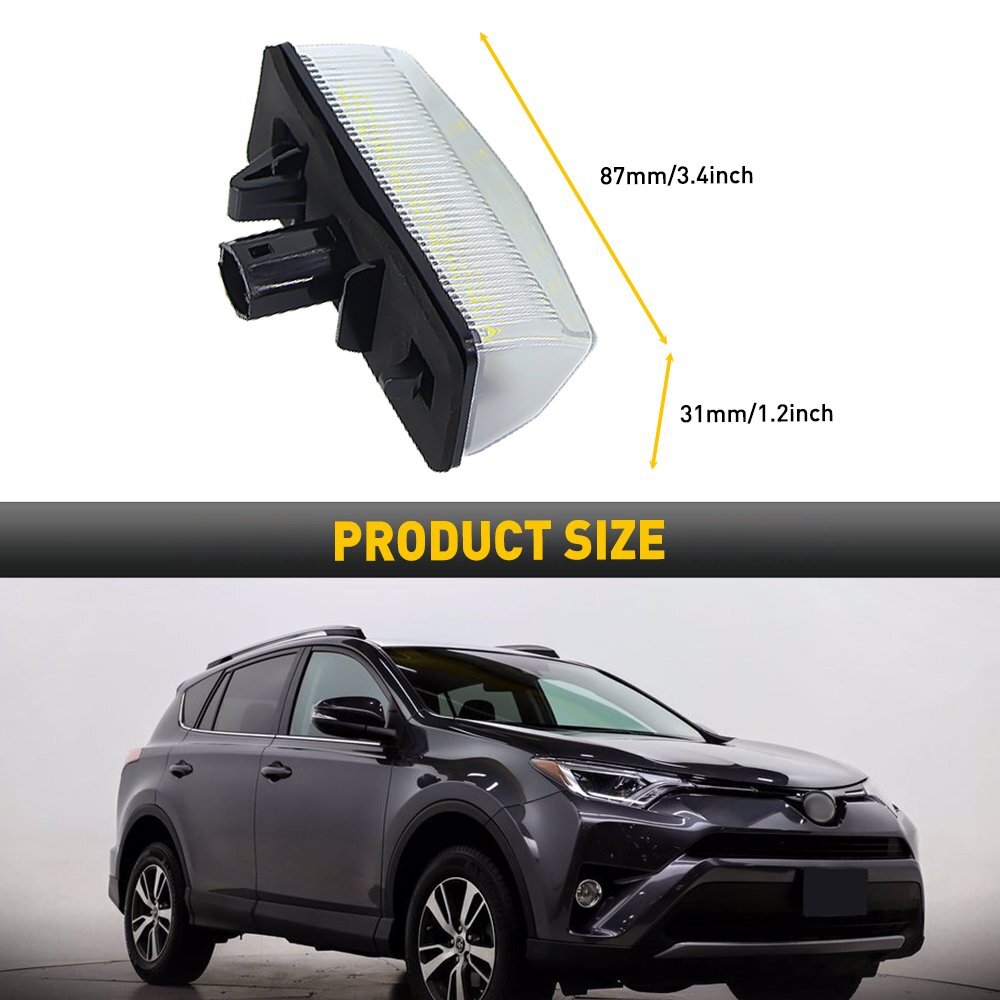 NSLUMO LED Kentekenplaatverlichting Wit - Voor Toyota Prius, Matrix En Lexus CT200H
