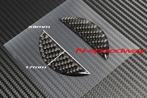 Red Carbon Fiber Rear Trunk Emblem Logo Insert Filler Sticker For Nissan GT-R - Picture 3 of 3