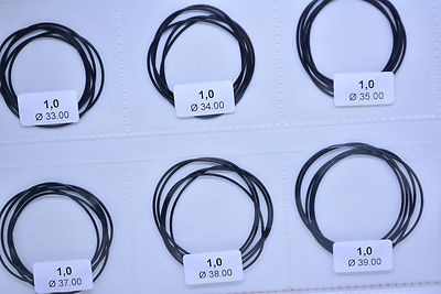 1x O Ring Armbanduhren deckel dichtung Schnurstärke 1 mm wasserdicht ring