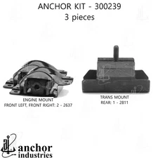 Anchor Engine Mount Kit for 00 Cadillac Escalade 300239