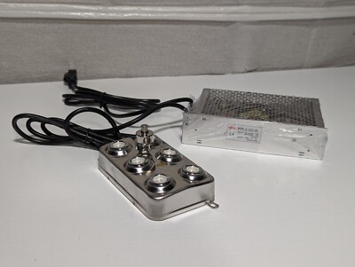 CL-06D48V-02 Ultrasonic 6 Head Mist Maker Fogger + SGGE S-200-48 Power Supply