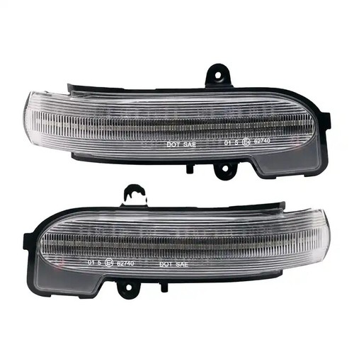 2x Dynamic LED Side Mirror Turn Signal Light For Mercedes W203 C-Class 2004-2007 - Foto 5 di 8