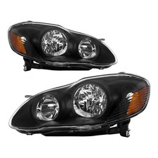 2pcs Headlights Assembly For 2003 2004 2005 2006 2007 2008 Toyota Corolla 1.8l 2pcs Headlights Assembly For 2003 2004 2005 2006 2007 2008 Toyota Corolla 1.8l