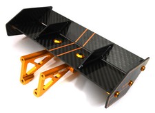 Carbon Fiber Rear Aero Wing Kit for Traxxas 1/8 Sledge 4WD 9517 9518