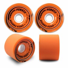 Yocaher Speed Cruiser 71mm Longboard Wheels - Solid Orange