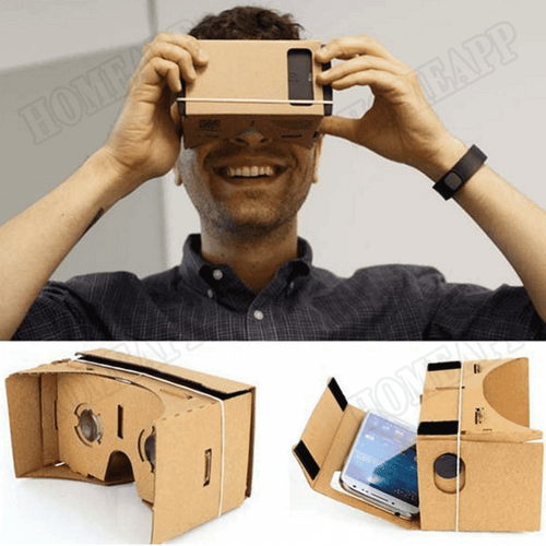 3D Glasses VR Cardboard Box Virtual Reality Google Video Film For Android Phone - Picture 4 of 6