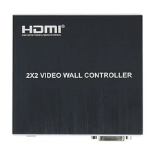 1 In 4 Out matrix HDMI Video Wall Controller 1080P Multi Screen Stitch Processor