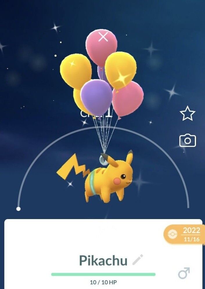 Pokémon GO Shiny Flying Pikachu with Purple Balloons – Singapore – Trade  20.000 stardust (Read Describe) - PoGoFighter