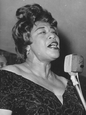 Jazz Singer ELLA FITZGERALD Vintage Retro Portrait Picture Photo 5x7