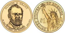 2011-D  President ULYSSES S. GRANT Presidential Golden Dollar  1-Coin