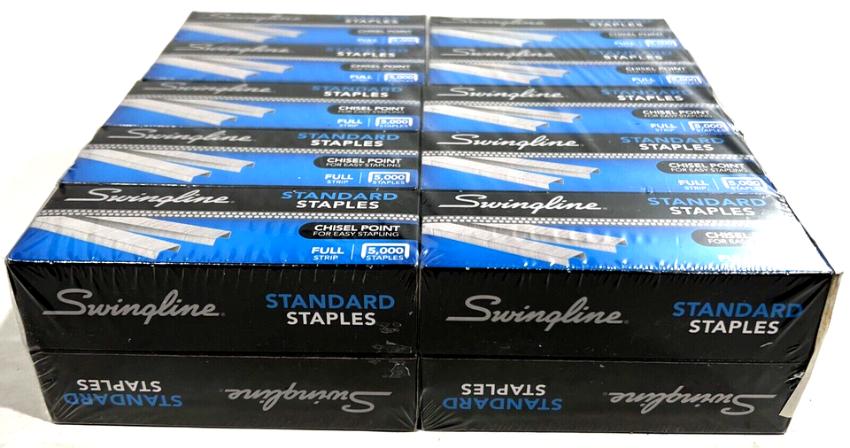 Swingline Standard Staples (20 Boxes of 5,000 Staples) eBay