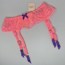 Agent Provocateur Pammie Pink Suspender AP3 Medium NWT