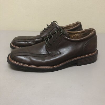 Skechers Oxford Dress Shoes Mens Size 11 Brown Leather Lace  display picture 3