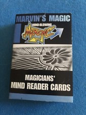 Marvin  s Magic Vintage Magicians Mind Reader Cards - Deck - Rare and New