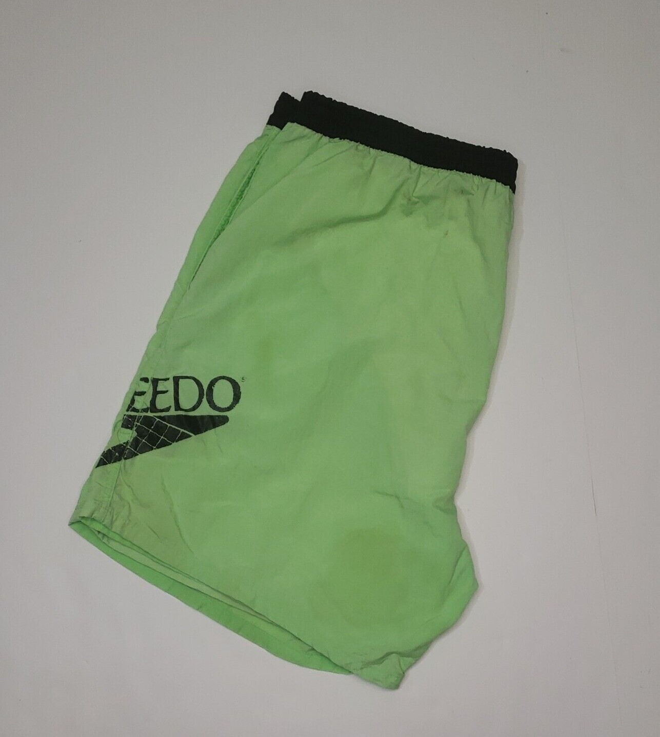 Vintage 90s Speedo Logo Mesh Line Swim Trunks Men's X… Gem