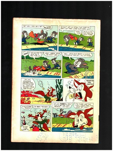 Dell Four Color #549 Oswald Rabbit VG- 1954 ~ Fast Shipping ~ comic book 4-color - Picture 2 of 2