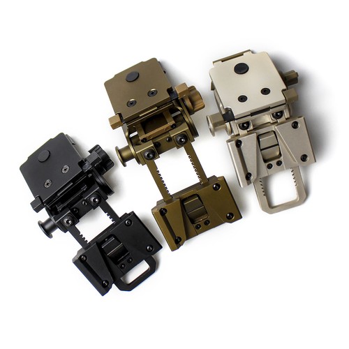 Metal L4 G24 NVG Helmet Mount With 3 Hole CNC Skeleton Shroud NVG Mount Adapter - Picture 20 of 26