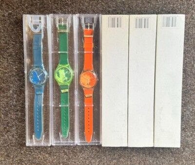 Vintage New Set 3ps Unbranded Bart/Lisa/Homer The Simpsons Watch #5