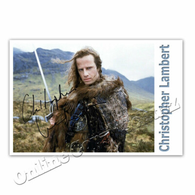 Christopher Lambert - Actor | Producer | Writer  -  Autogrammfoto  