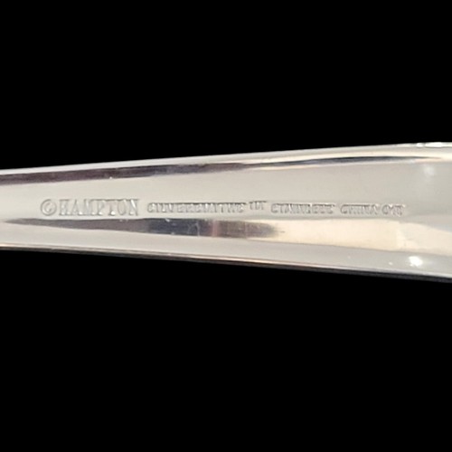 Hamilton Silversmith 4 Fork Set Stainless 1 Dinner 3 Salad Bevel Handle HSV167 - Picture 4 of 4