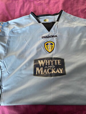 Maillot Leeds United 2004/05 Extérieur Diadora - Taille XL Homme - Occasion Propre
