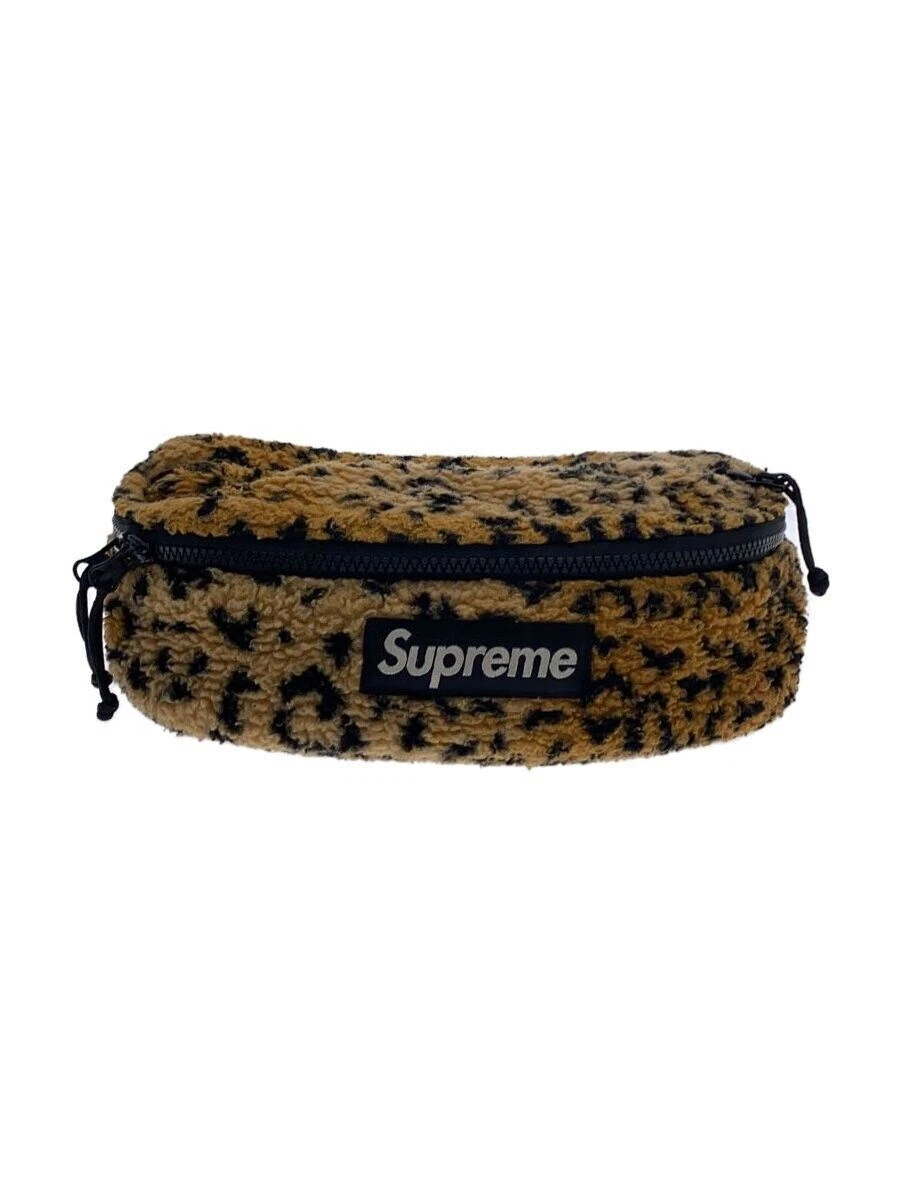 Sac taille suprême 17AW polaire léopard sensation d'utilisation camel léopa occasion