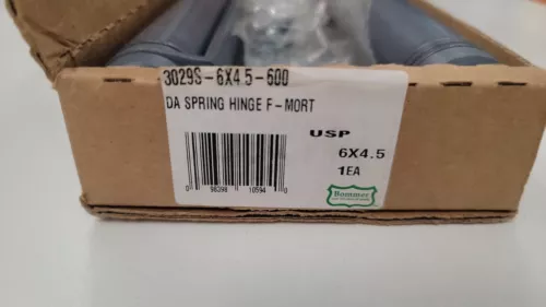 BOMMER DOUBLE SWING SPRING HINGLE F-MORT 3029S-6X4.5-600 