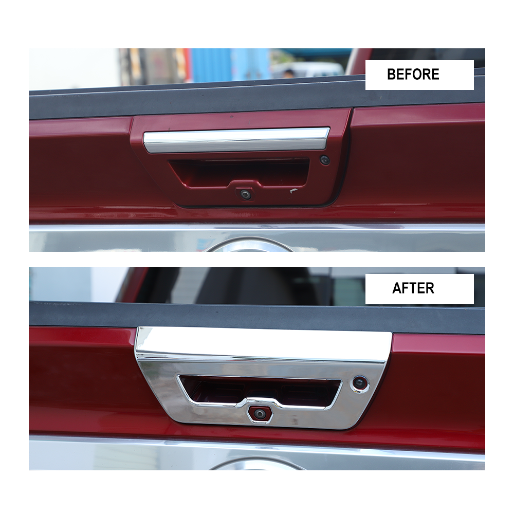 Exterior Handle Bowl Protector 8PCS Door Handle Bowl Protector Covers For Ford F-150 2015-2020 - Carbon Fiber Look, Self-Adhesive 2015-2020 F-150 Accessories