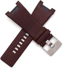 32mm Genuine Leather Watch Band Fits for Diesel DZ1430 DZ1215 DZ1453 DZ1273