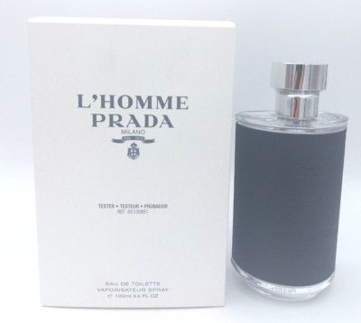 L'Homme Prada Milano for Men Eau de Toilette Spray 100ml e 3.4 FL