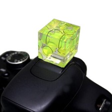 Three Axis Hot Shoe Spirit Bubble Level Fit for Camera Canon/Nikon/Sony/Olympus 