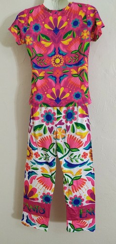 Disney Encanto girl pajama pants set multicolor ages 6/8 sleepware - Picture 4 of 6
