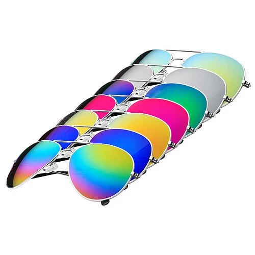 TAFFSTYLE Sonnenbrille Pilotenbrille Fliegerbrille Police Pornobrille Spiegelbrille