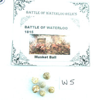 6 BATTLE WATERLOO 1815 Relikte Napoleonische Kriege Original (W5)