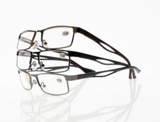 Men 3 Colors High Quality Rectangle Reader Reading Glasses 1.00 4.00 New