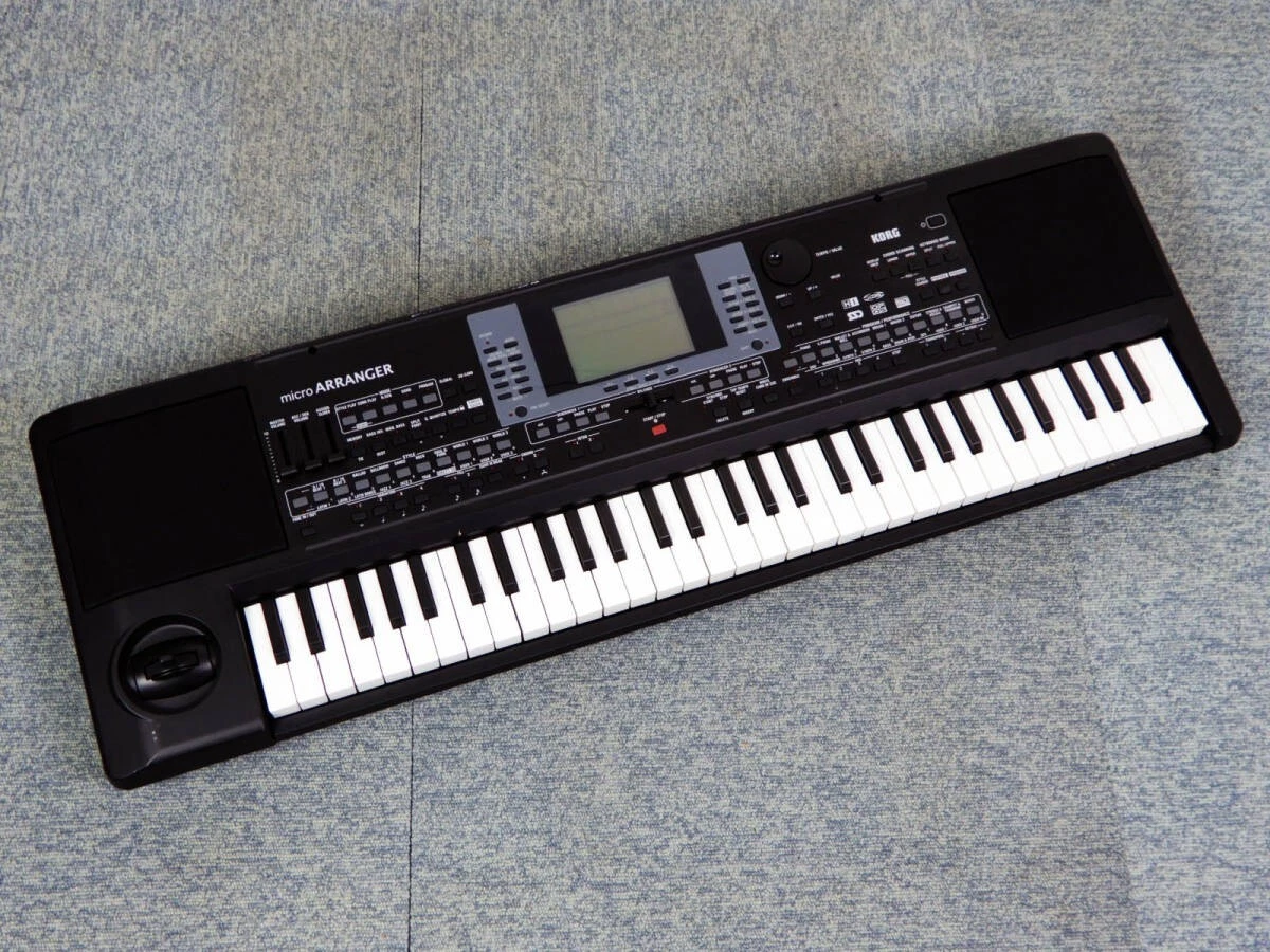 KORG microARRANGER 61-key Synthesizer Keyboard Black Music Instruments