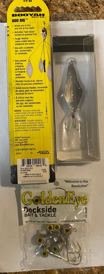 Lunkerhunt Spud-Boo Rig-Golden Eye Fishing Lures New Very Nice! (3) | eBay