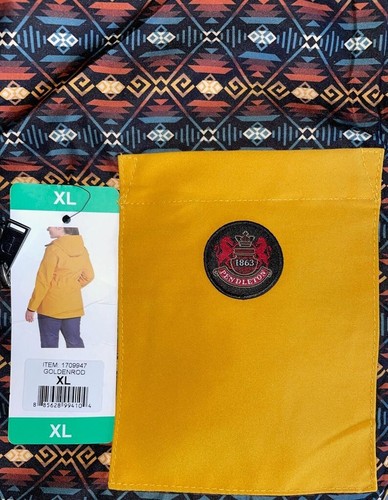 Pendleton Ladies' Waterproof Breathable Rain Jacket Yellow XLarge, Brand New - Picture 8 of 10