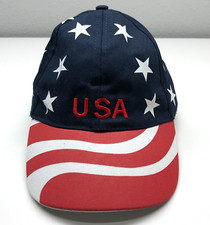 Unbranded USA Flag Baseball Cap Multicolor Youth OSFM Adjustable