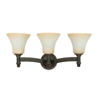 Golden Umber And Burnt Sienna Glass 3 Light Bath 24 on sale Golden Umber And Burnt Sienna Glass 3 Light Bath 24 on sale