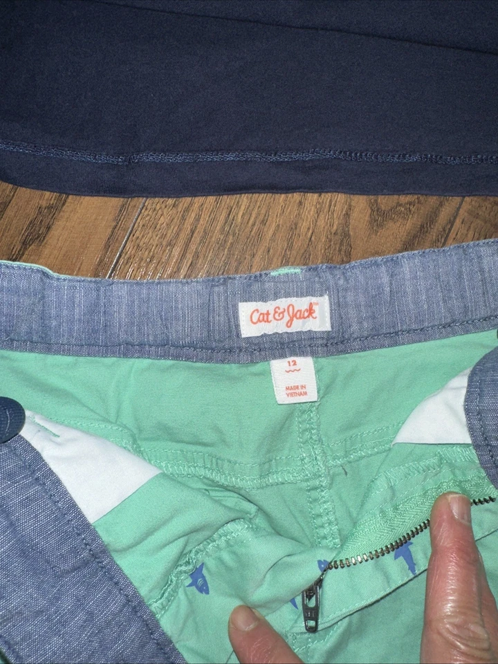 Lot 6 Boys Youth Spring Summer Tops Shorts NB Crewcuts Nike UA Size 10-12 - Image 3 of 4