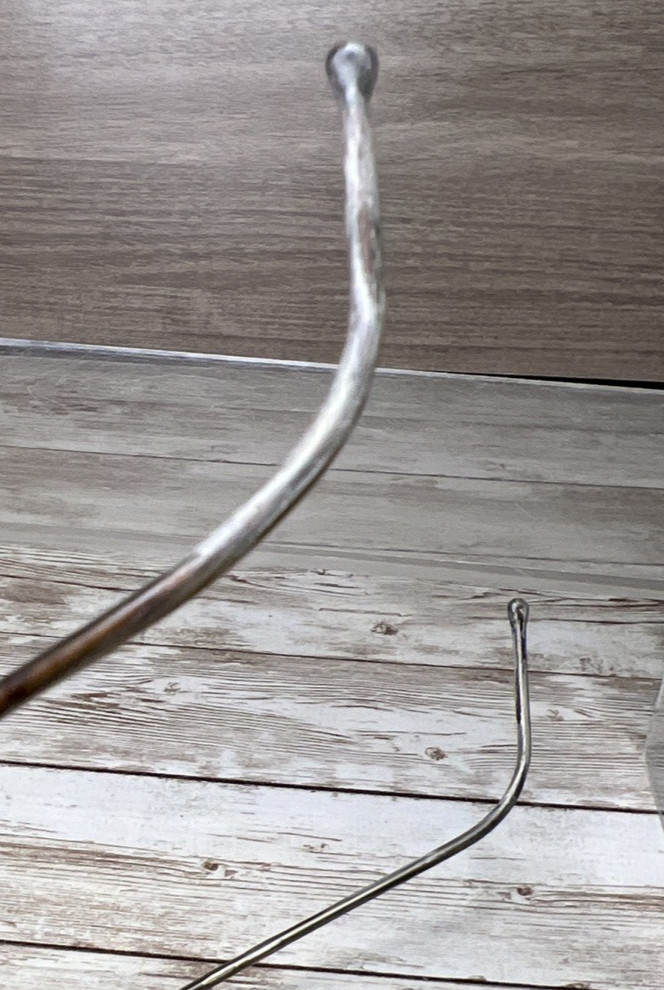 1980's Eyeglass FRAMES ONLY Oversized Square Meta… - image 12