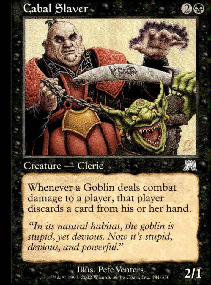 Onslaught #131 Cabal Slaver
