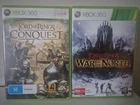 Xbox 360 Lord Of The Rings Conquest & War In The North W Manuals.