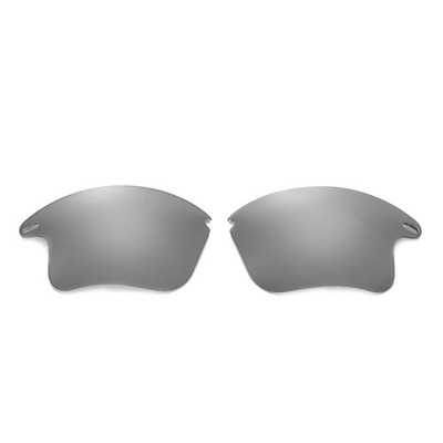 Walleva Titanium Non-Polarized Replacement Lenses For Oakley Fast Jacket XL