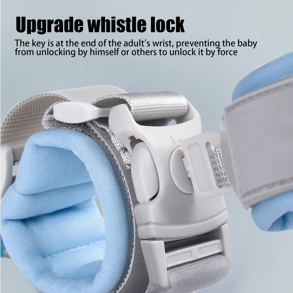 Correa de seguridad para niños correa de muñeca anti pérdida bebé caminar niño arnés de eslabones Foto 3 de 4